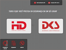 Tablet Screenshot of dksbarras.com.br